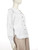 Ganni White Ruffle Collar Shirt