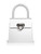 Salvatore Ferragamo Silver Metal Gancini Bag