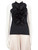 Ralph Lauren Black Ruffle Accent Sleeveless Top