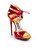Tom Ford Red Metallic Patent Leather Heels