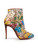 Christian Louboutin Floral Croc Embossed Boots