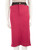 Dolce & Gabbana Pink Wool Knit Midi Skirt