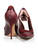 Dior Burgundy Leather Panel Pointed Toe Pumps