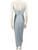 Zimmermann Blue Silk Asymmetric Midi Dress