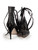 Miu Miu Black Leather Distressed Lace-Up Boots