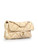 Chanel 2006-08 Beige Lambskin Bubble Quilt Flap Bag