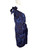 Marchesa Blue Silk Leopard Pattern Dress