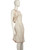 Marni Ecru Silk Striped Pattern Dress