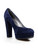 Stuart Weitzman Navy Suede Platform Pumps Stuart Weitzman Navy Suede Platform Pumps