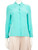 Prada Blue Silk Long Sleeve Shirt