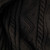 Temperley London Black Cable Knit Ribbed Cardigan