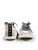 Gucci Silver Ace Glitter Web Sneakers