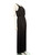Jenny Packham Black Crystal Embellished Maxi Dress