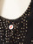 Jenny Packham Black Crystal Embellished Maxi Dress