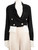 Ann Demeulemeester Black Wool Layered Blazer