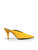 Calvin Klein Yellow Suede Roslynn Mules
