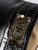 Versace Black Leather Crocodile Patterned Boots