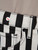 Nili Lotan Black & White Striped Jeans