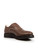 Fabiana Filippi Brown Leather Chain Detail Loafers