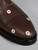 Fabiana Filippi Brown Leather Chain Detail Loafers