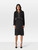 Altuzarra Black Embellished Tie Neck Knee Length Dress