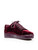 Prada Burgundy Velvet Platform Trainers