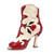 Women Miu Miu Feather Rose Peep-Toe Ankle Boot -  Multi Size 40 US 9