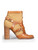 Mulberry Brown Leather Button Detail Boots
