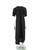 Hill House Black Swiss Dot Midi Dress