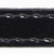 Fendi Black Leather FF Logo Thin Belt