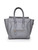 Céline Grey Leather Luggage Micro Tote Bag