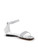 Manolo Blahnik Polka Dot Ankle Strap Flat Sandals
