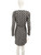 Sandro Black Polkadot Ruffle Trim Dress