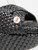 Burberry Black Leather Woven Heel Sandals