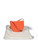Loewe Orange Leather Heel Pouch Mini Crossbody Bag