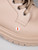 Gianvito Rossi Beige Leather Combat Ankle Boots