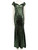 Badgley Mischka Green Off Shoulder Sequin Gown