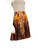 Prada Silk Ombré Feather Print Flared Skirt