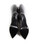 Versace Versus Versace Black Leather Pointed Toe High Heel Boots