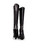 Prada Black Square Toe Heeled Leather Boots