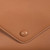 The Row Beige Leather Envelope Clutch