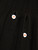 Alaïa Black Pleated Knee Length Wool Skirt