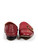 Bally Red Leather Round Toe Loafers