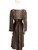 Rixo Leopard Print Shearling Trim Coat