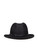 Valentino Garavani Black Wool Studded Fedora Hat