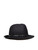 Valentino Garavani Black Wool Studded Fedora Hat
