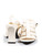 Khaite Ecru Leather Strappy Heeled Sandals
