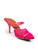 Malone Souliers Neon Pink Patent & Mesh Heel Mules