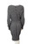 Chanel Grey Wool Back Button Midi Dress Chanel Grey Wool Back Button Midi Dress