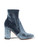 Aquazzura Grey Velvet Ankle Boots Aquazzura Grey Velvet Ankle Boots
